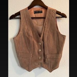 Vintage suede vest
